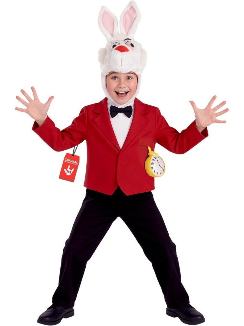 Kids White Rabbit Costume - Fun Halloween Outfit for Boys & Girls, Dress Up